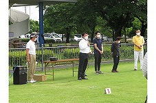 ほづみ昌信県議　グラウンドゴルフ大会